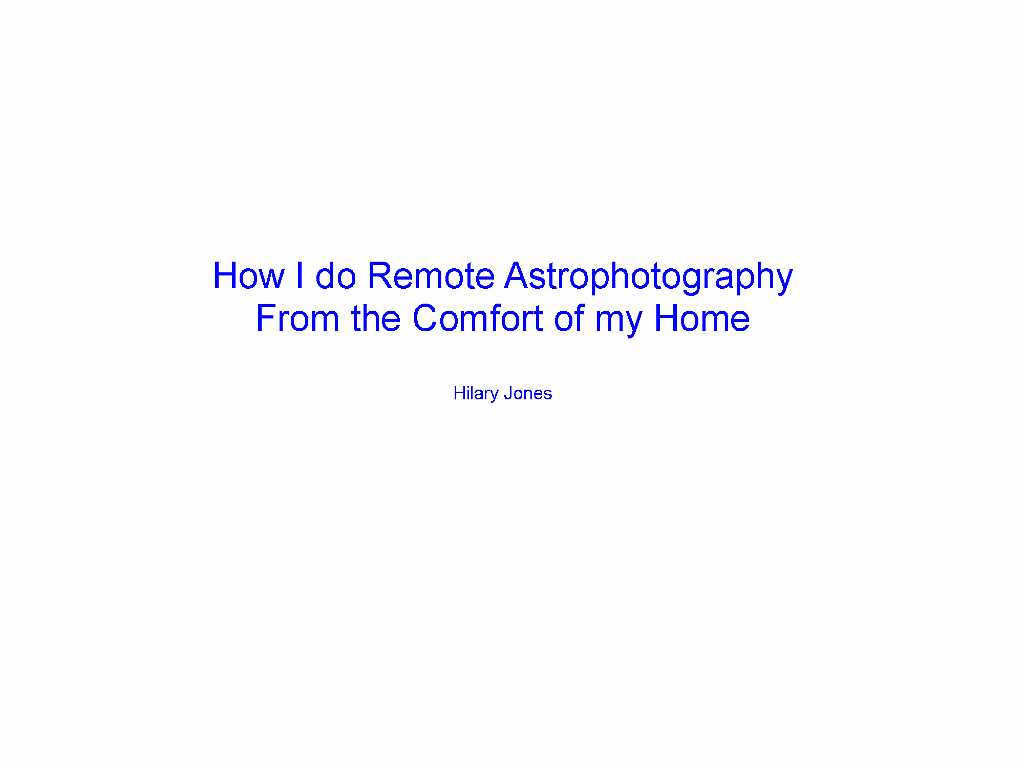 00 Title.png - I gave my talk to the Tri-Valley Stargazers on 04/19/13.